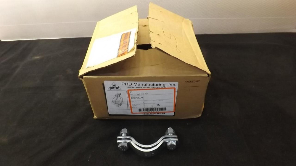 LOT OF 25 PHD 2" PIPE CLAMP S05210200EG T22272