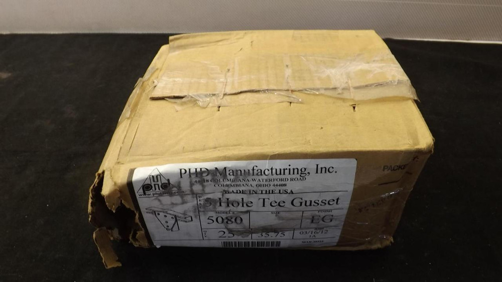 LOT OF 25 PHD 5 HOLE TEE GUSSET T22274