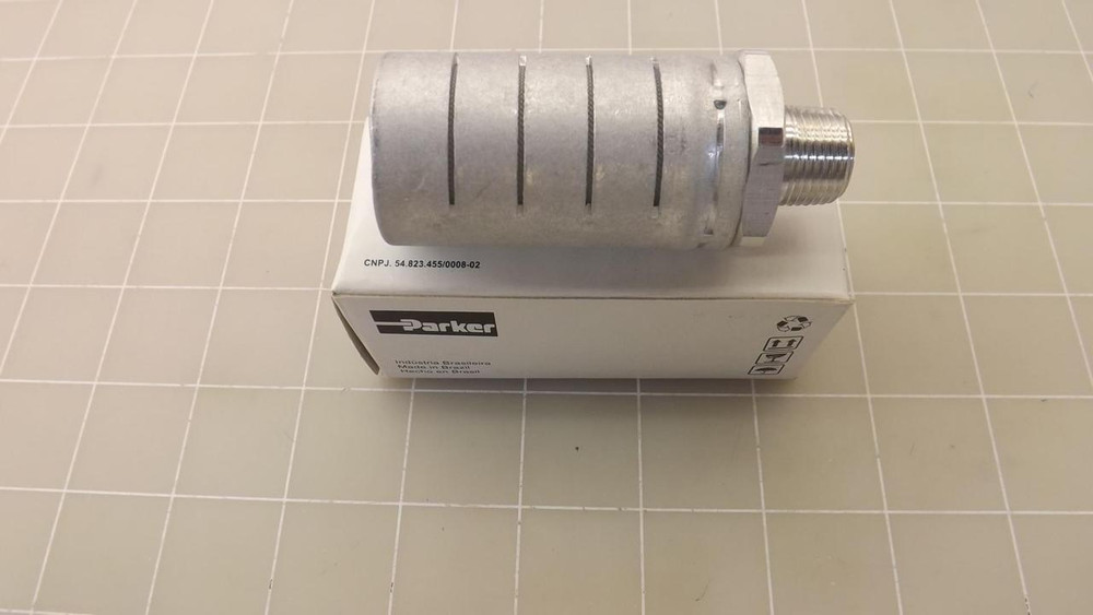 LOT OF 5 PARKER ES37MB EXHAUST SILENCER 3/8INCH 219 FLOW SCFM 100PSI T23059