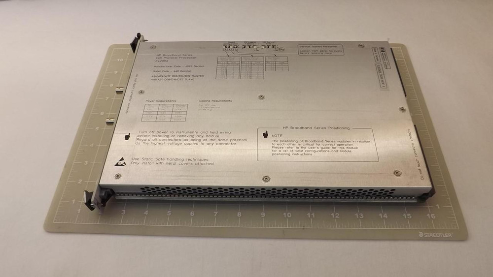 AGILENT HP E4209A CELL PROTOCOL PROCESSOR T25759