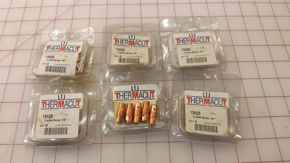LOT OF 30 THERMACUT 13N29 COLLET BODY 1/8 T30723