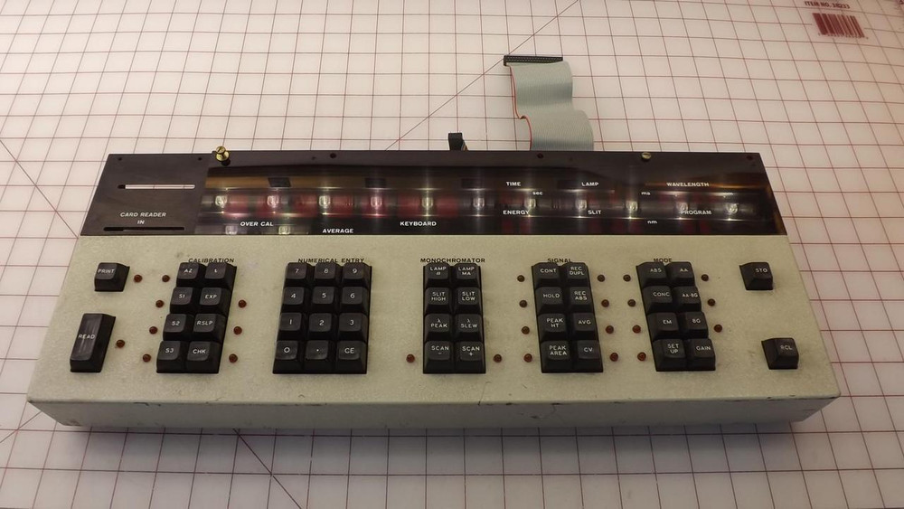 PERKIN-ELMER 047-9011 PANEL CONTROL BOARD W/ DISPALY INTERFACE T30446