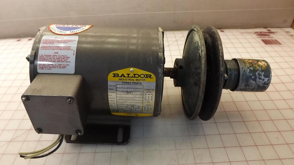 BALDOR M3108 1/2 HP AC MOTOR FRAME 56