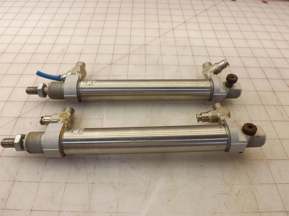 LOT OF 2 UNIVER M100-025-0120 PNEUMATIC CYLINDER T33025