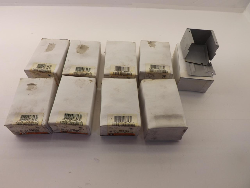 LOT OF 9 WIREMOLD G3010C ETRANCE END FITTING GRAY T37272