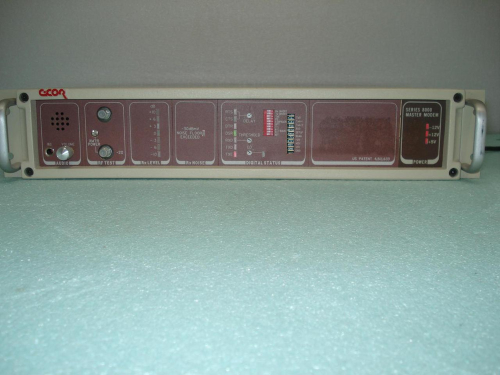 C-COR ELECTRONICS 402016-44 MASTER MODEM SERIES 8000 T7435