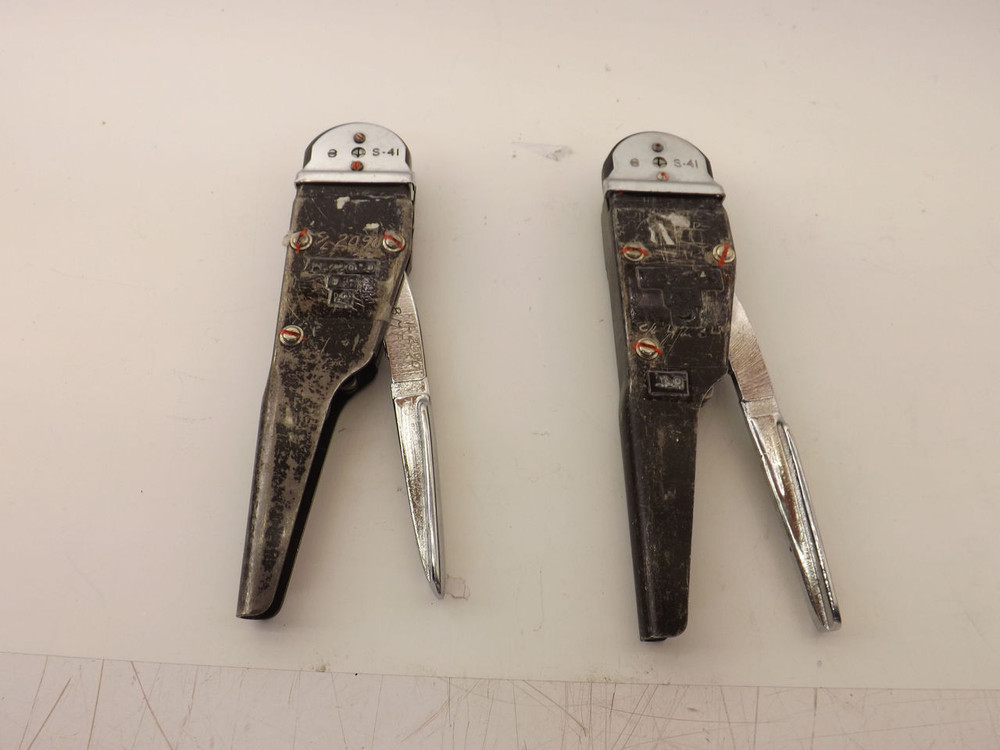 LOT OF 2 BURNDY S-41 CRIMPING TOOLS T40399