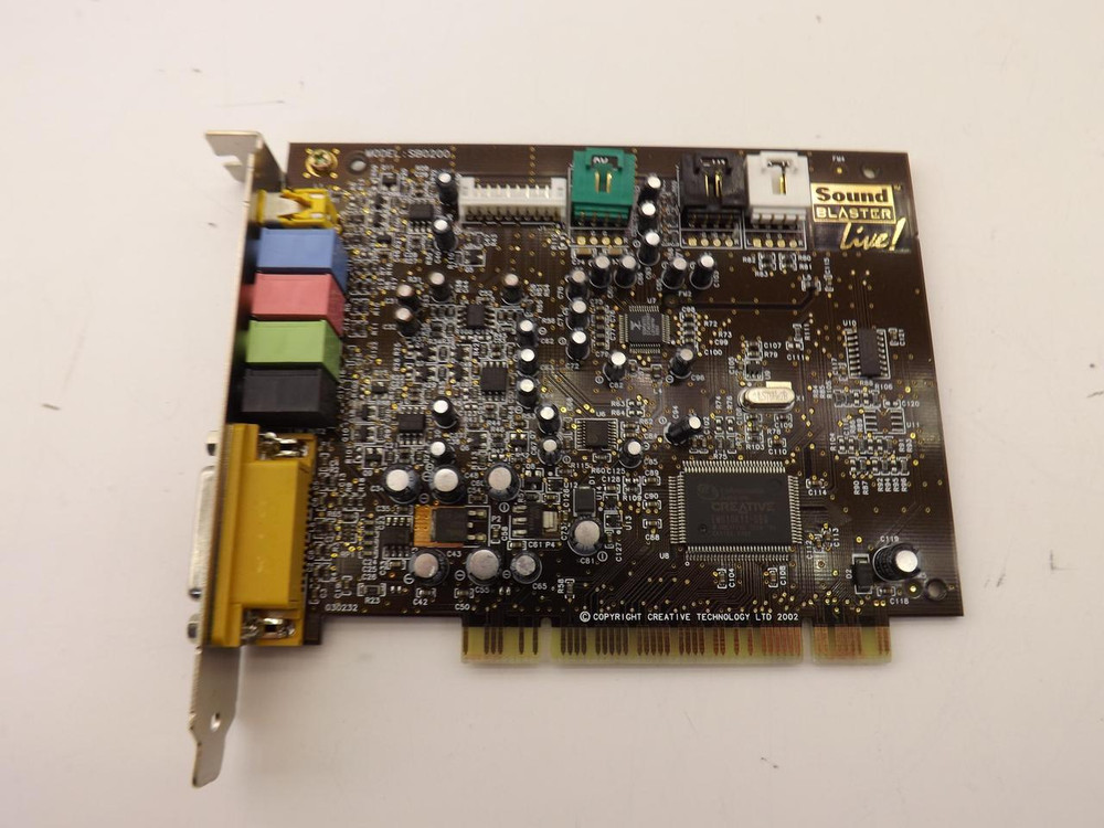 CREATIVE TECHNOLOGY SB0200 SOUND BLASTER LIVE! PCI SOUND CARD T41311