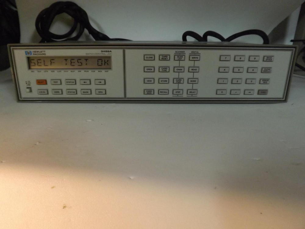 HP HEWLETT PACKARD 3488A SWITCH CONTROL UNIT T42020