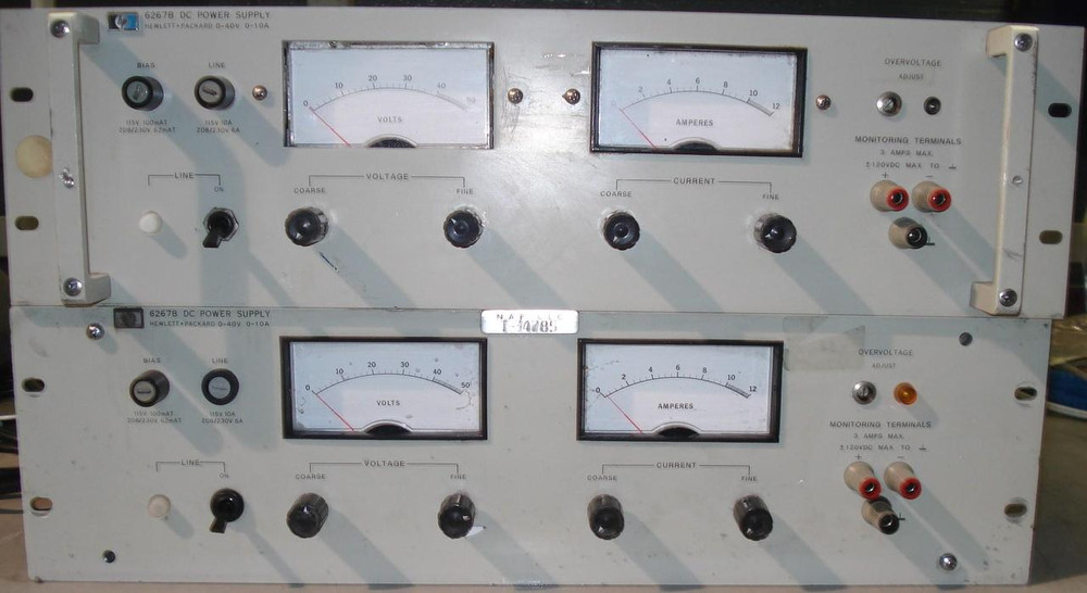 2 HP 6267 DC POWER SUPPLY T6749