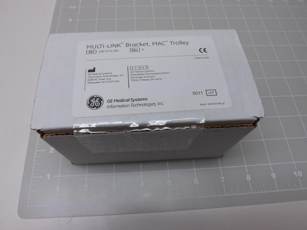 GE MEDICAL SYSTEMS 2057372-001 MULTI-LINK BRACKET MAC TROLLEY T44038