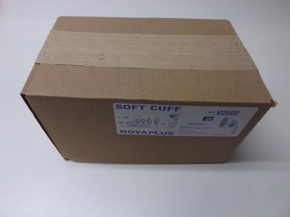 CASE OF 20 NOVAPLUS V2502 SOFT CUF SMALL ADULT BLOOD PRESSURE CUFFS 17-25CM T44045