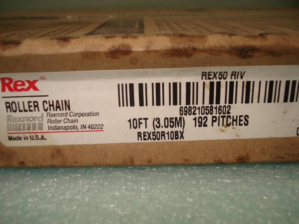 REX REX 50 RIV ROLLER CHAIN 10FT T7888