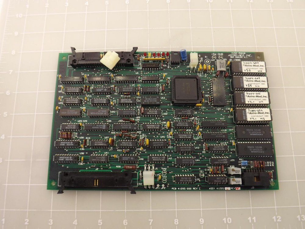 ASTRO-MED 41205-000 41205-6 CIRCUIT BOARD T44410