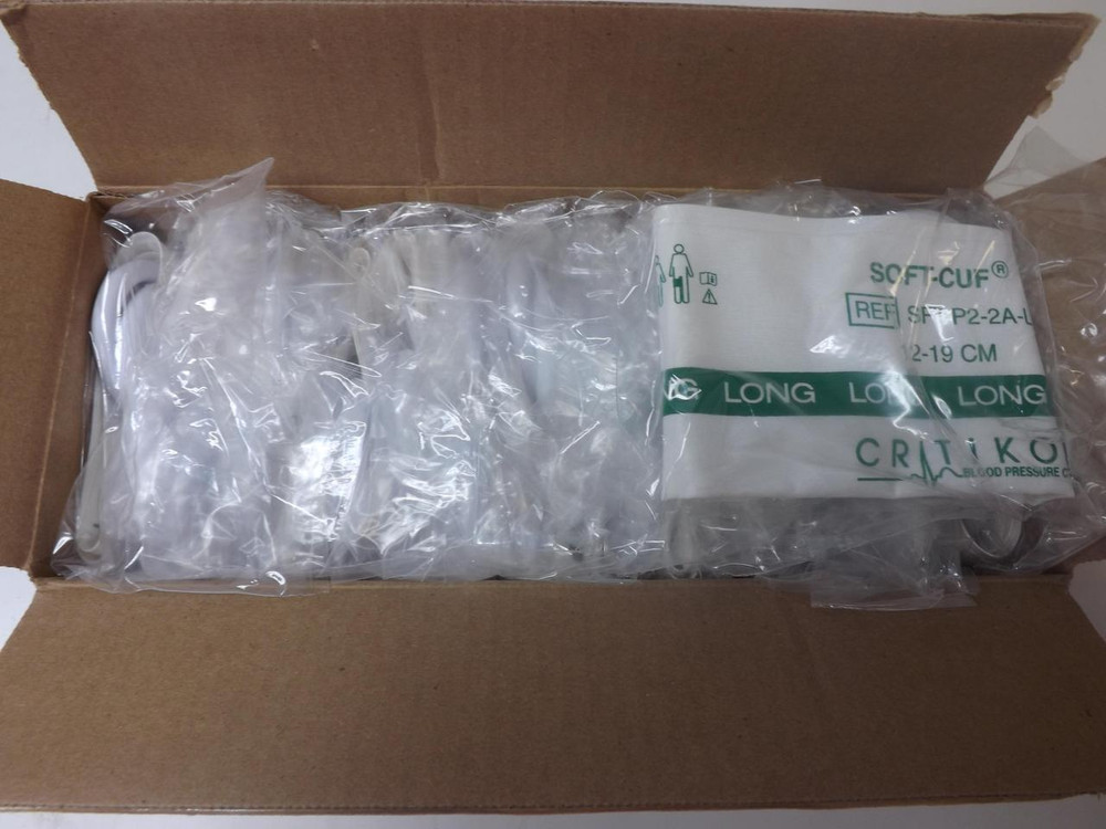 CASE OF 20 GE DURA-CUF SFT-P2-2A-L CHILD LONG 12-19 CM BLOOD PRESSURE CUFFS T45159