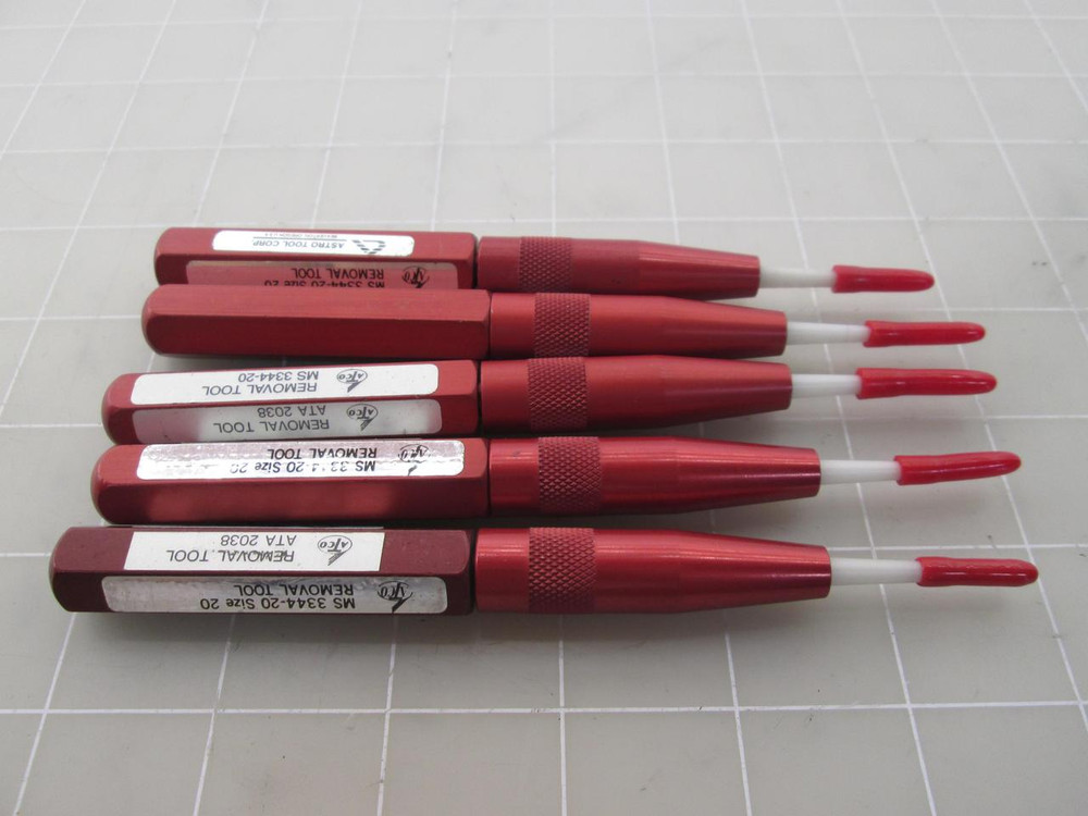 LOT OF 5 ASTRO TOOL 3344-20 ATA 2038 REMOVAL TOOLS T46120