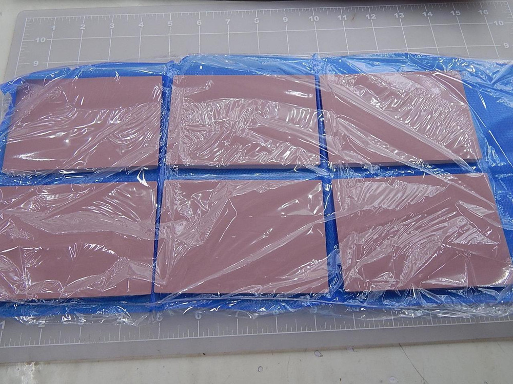 Lot of 6 Bergquist PN0013597, NIDEC804941 Gap Pad VO Ultra Soft 0.250 in/6.350 mm T93016 For Sale