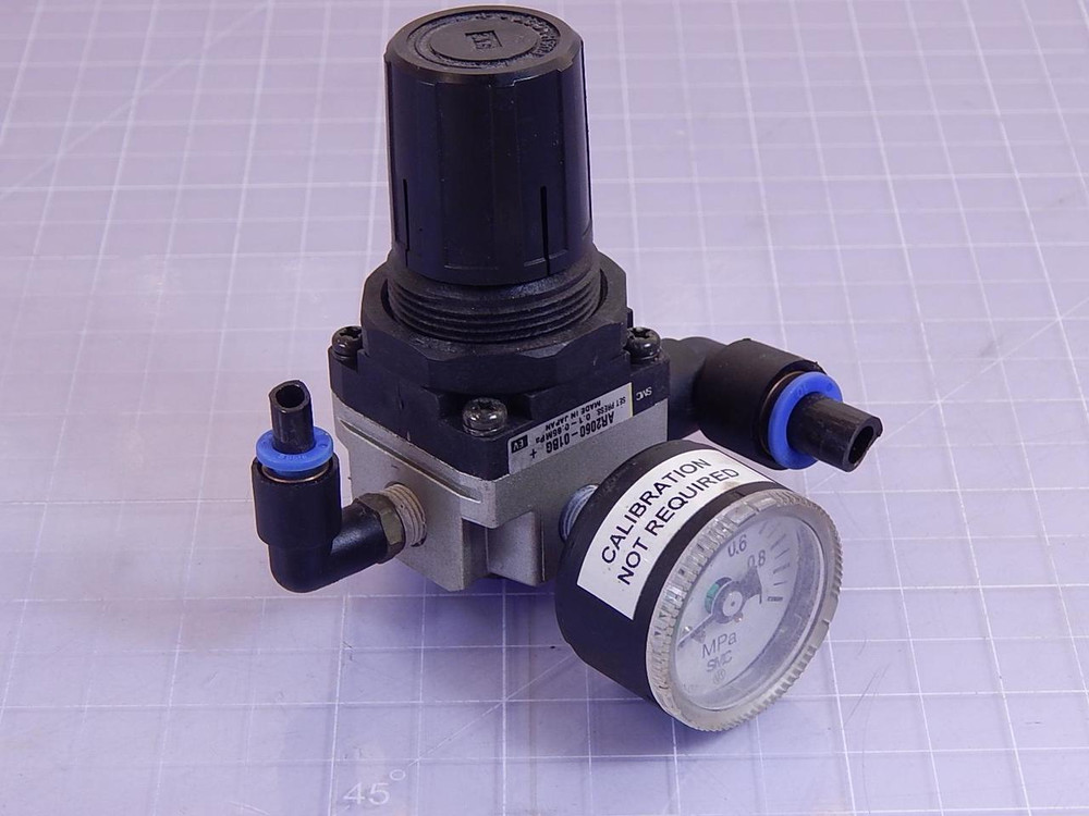 SMC AR2060-01BG Regulator w/ Gauge T96203 For Sale