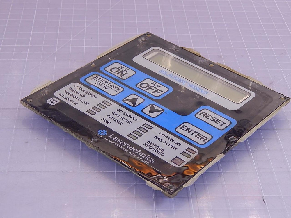 Lasertechnics Blazer 6000, FA-1829 Control Panel Board T96314 For Sale
