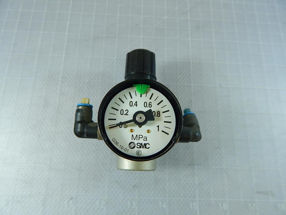 SMC AR20-01BG, G36-10-01 Pneumatic Regulator T100363 For Sale