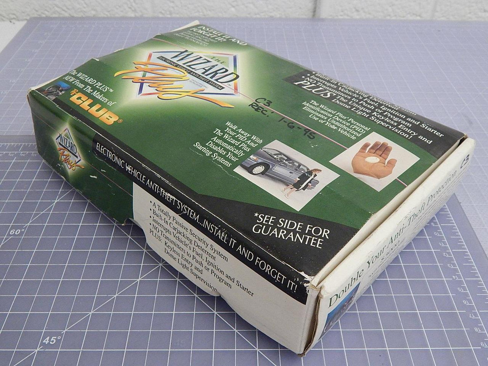 The Wizard Electronic Vehicle Anti-Theft System T100975 For Sale