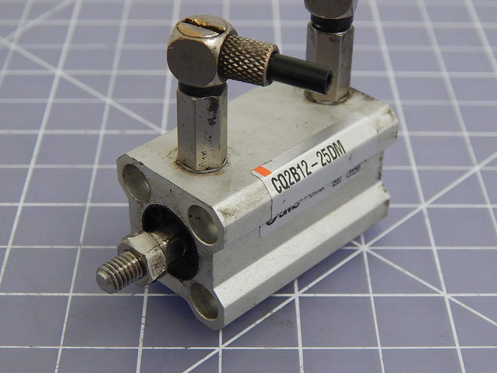 Lot of 4 SMC CQ2B12-25DM Pneumatic Cylinders T101396 For Sale