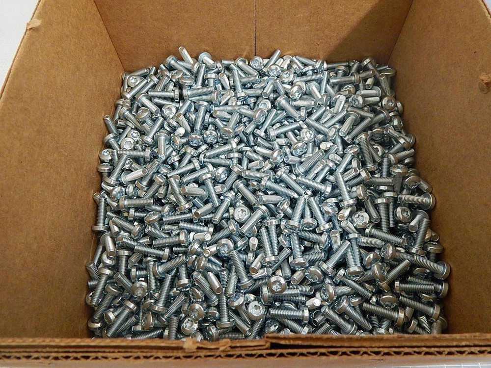 Lot of 2000 10173-05091 M6 x 20 MM Six-Lobe Pan 1038 Steel M/S-Heat Treated To Grade 9.8 Screws T101544 For Sale
