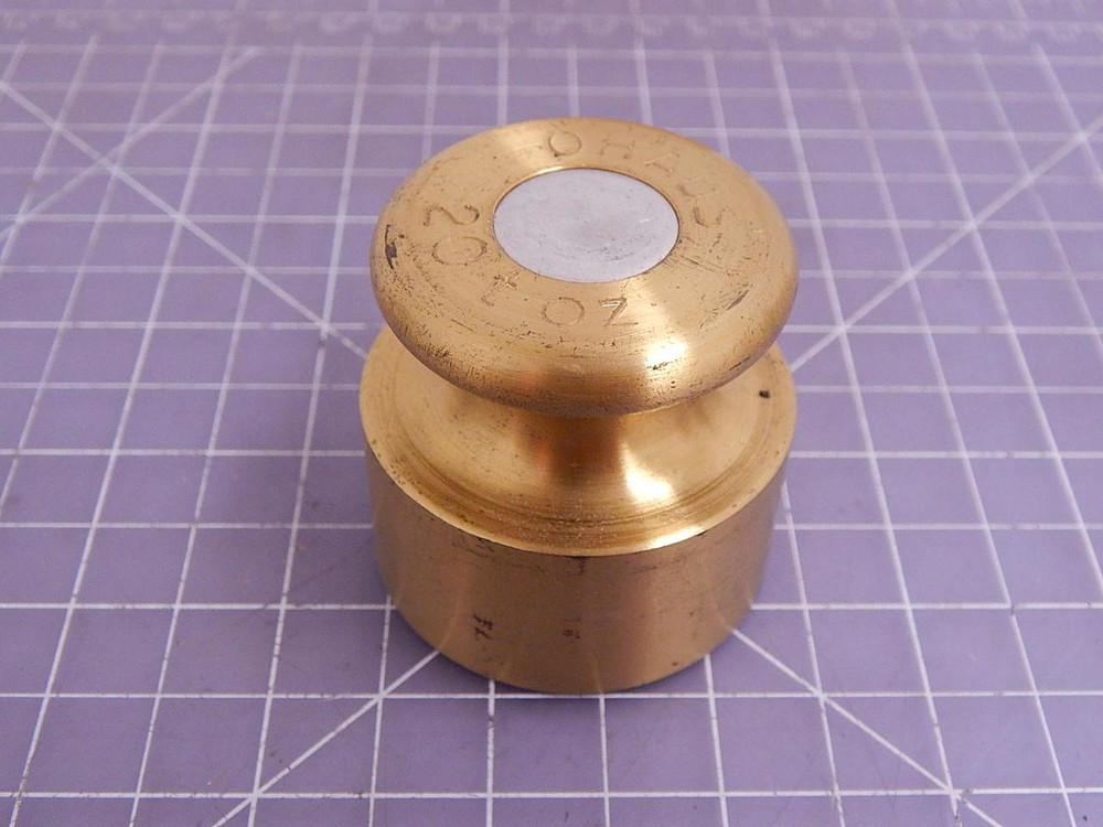 Lot of 2 Ohaus 20 Oz Calibration Weights T102101 For Sale