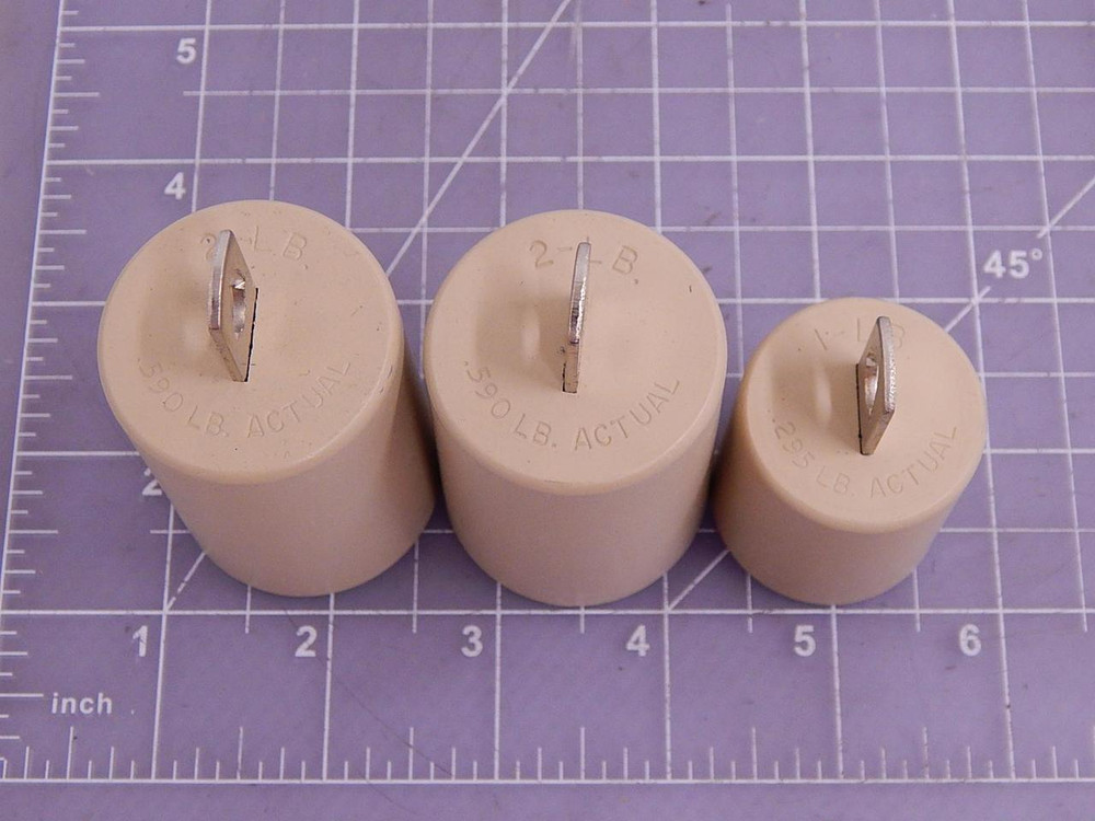 Lot of 3 807-03 Attachment Weight Set Avoirdupois T102073 For Sale
