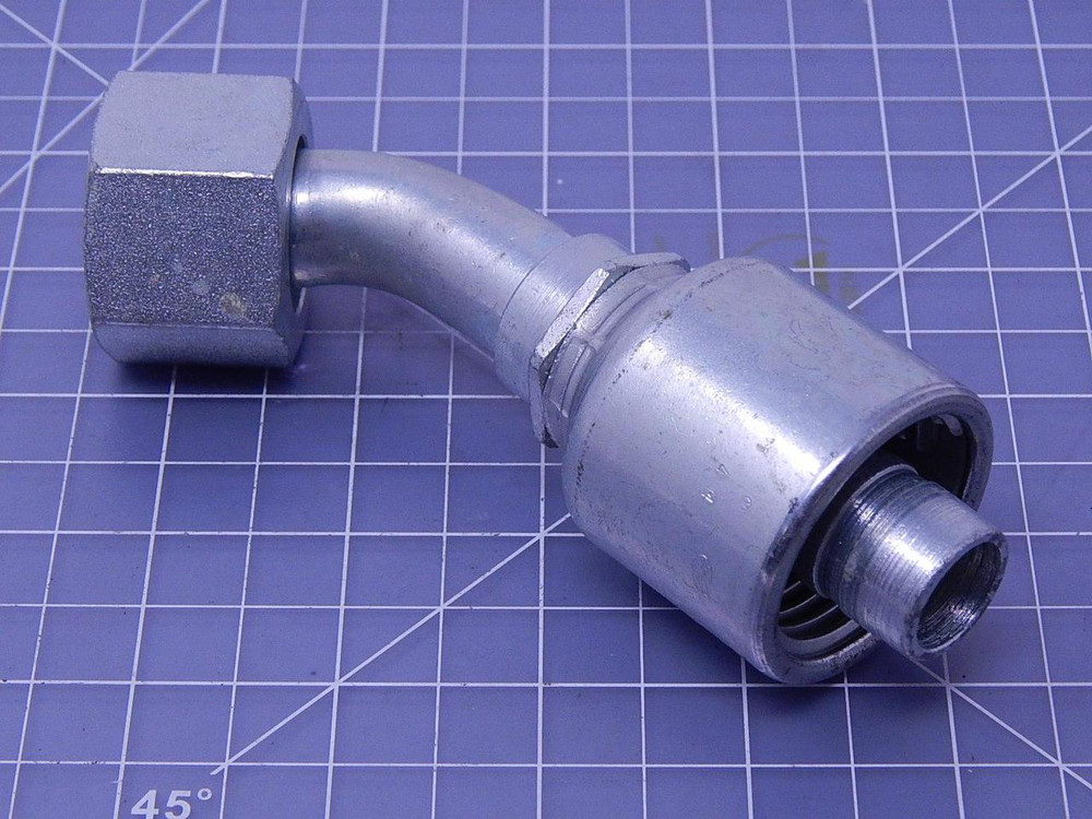 Gates G25235-1212, 12G-12FFORX45S Hydraulic Hose Fitting T106200 For Sale