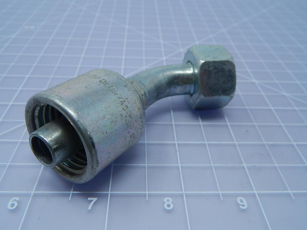 Gates 2H-8G15FDLORX45, G25650-0815 Hydraulic Hose Fitting T106302 For Sale