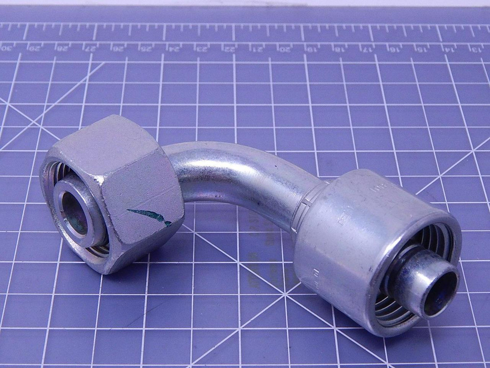 Gates G25730-1020, 10G-20FDHORX90 Hydraulic Hose Fitting T106822 For Sale