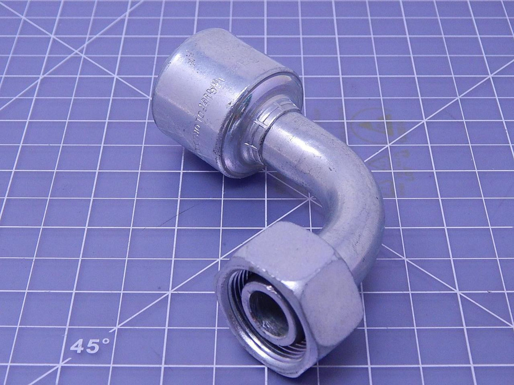 Gates 10G18FDLORX90, G25655-1018 Hydraulic Hose Fitting T106832 For Sale