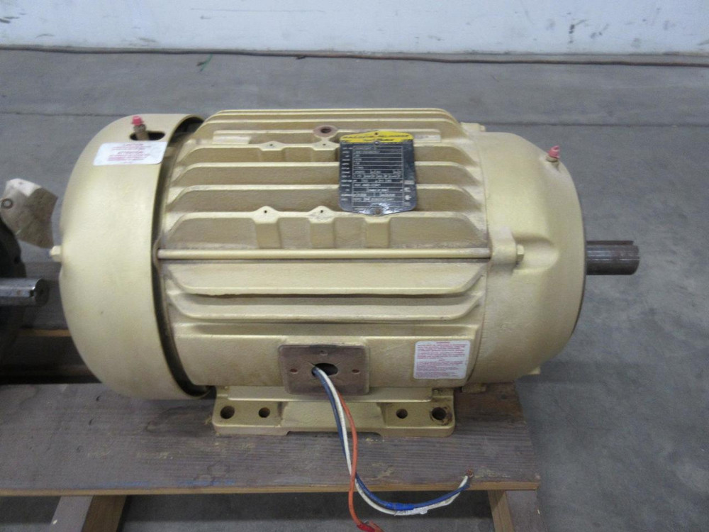 BALDOR RELIANCE CEM2334T-5 09C102X823G1 SUPER-E MOTOR 20 HP 575 V 1765 RPM 3 PH 256TC FR 19 A