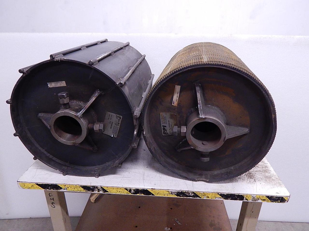 Lot of 3 Precision Pulley & Idler 500065-001, 500065-002 Drum Pulleys T106829 For Sale