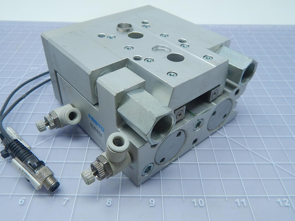 Festo SLT-25-10-P-A Pneumatic Linear Mini Air Slide Cylinder T108426 For Sale