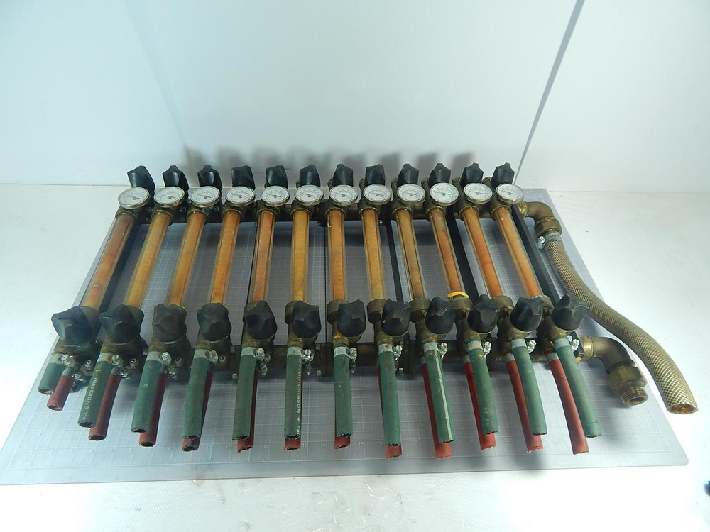 Lot of 12 Wittmann DFR-230, DQ12TB0000100100 Water Flow Regulator T107758 For Sale