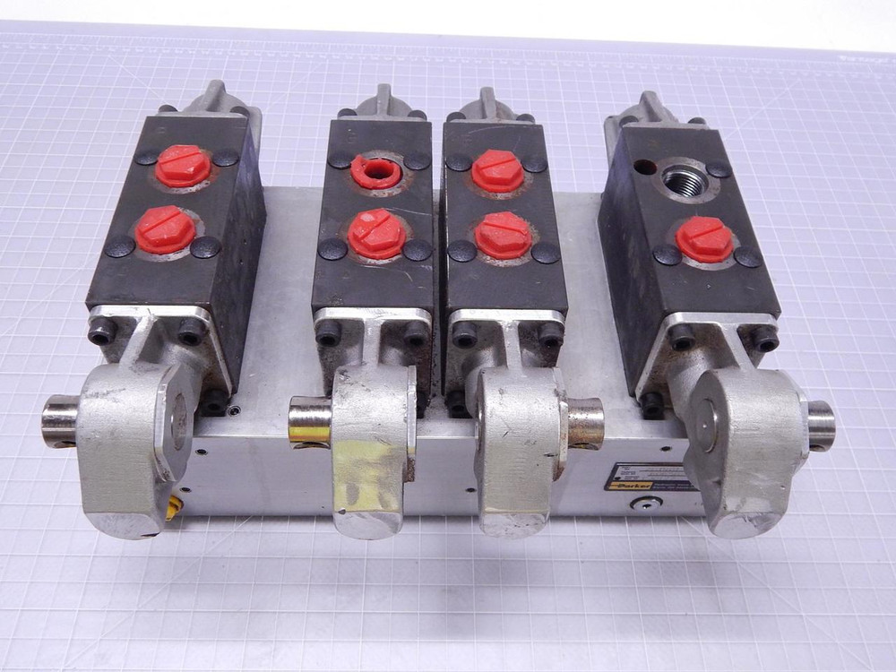 Lot of 4 Parker 60650-54 Hydraulic Directional Flow Control Valves T108898 For Sale