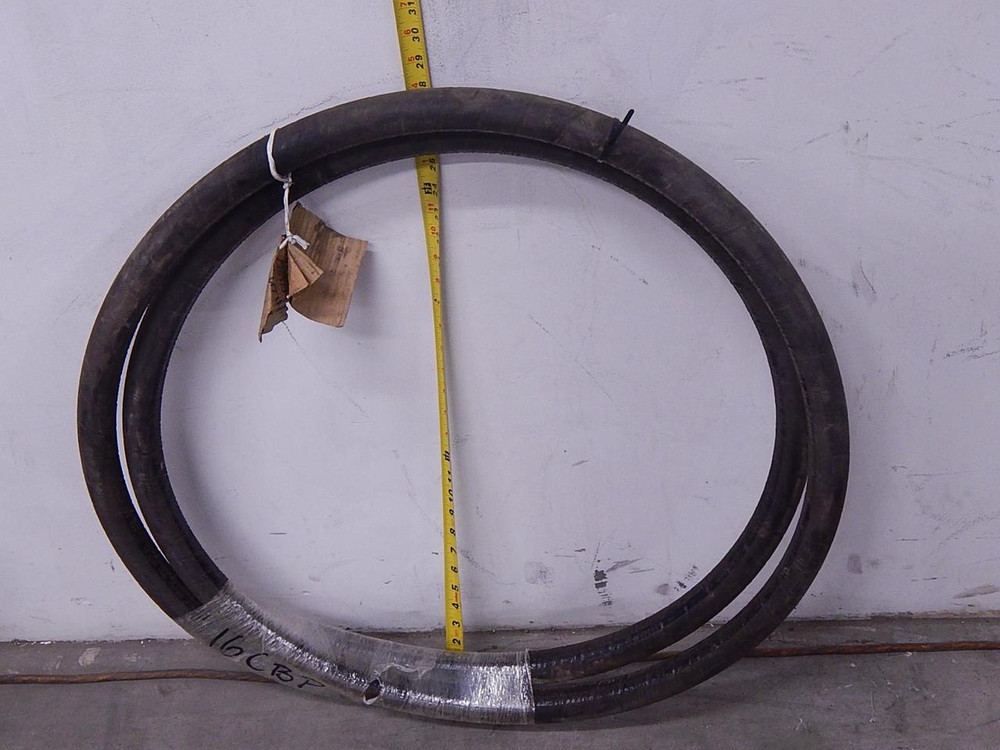 Gates 16CPBPLUS-MTF 3775 PSI Megatuff Coal Powerbraid Flame Resistant Hydraulic Hose 12 Ft T109237 For Sale