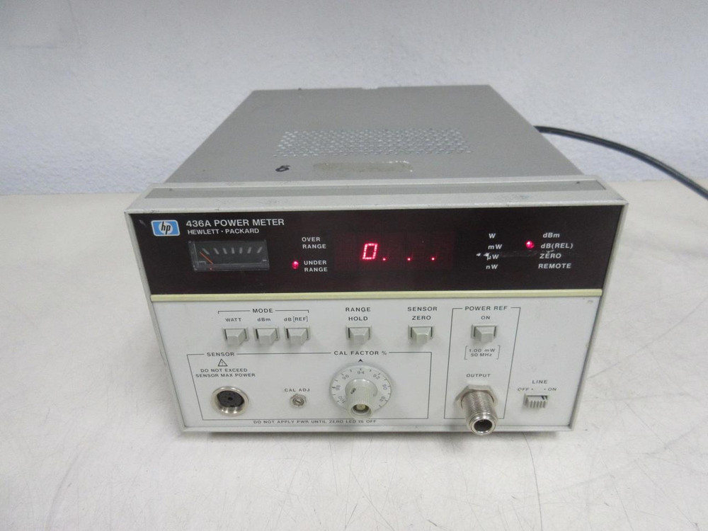 Hewlett Packard 436A Power Meter T112001 For Sale