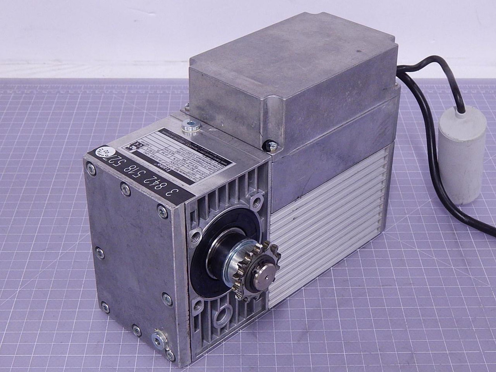 Framo Morat Compacta MS 12 Shaft-Mounted Gear Motor 0.20 kW 1x230 V 3.50 A 50 Hz nI 1.380 Min-1 n2 15.3 Min-1 Mt2 56.9 Nm T114416 For Sale