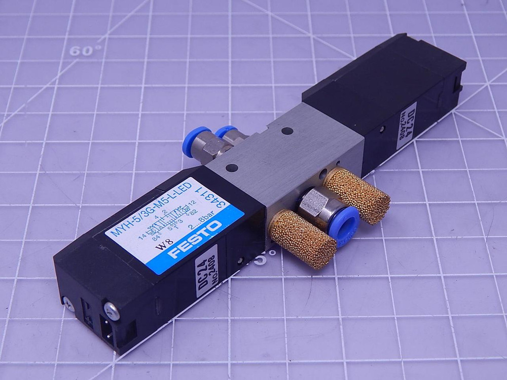 Festo MYH-5/3G-M5-L-LED Solenoid Valve T115872 For Sale