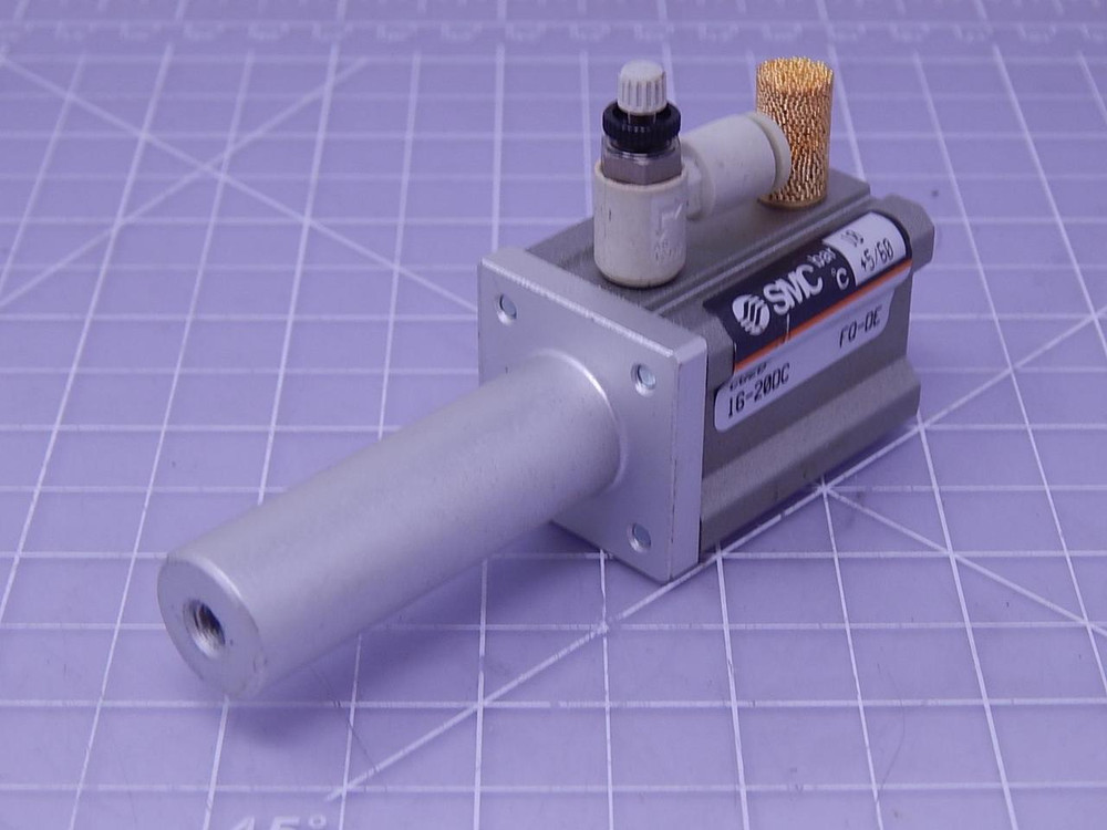 Lot of 2 SMC CQ2B 16-20DC Pneumatic Cylinder T115931 For Sale