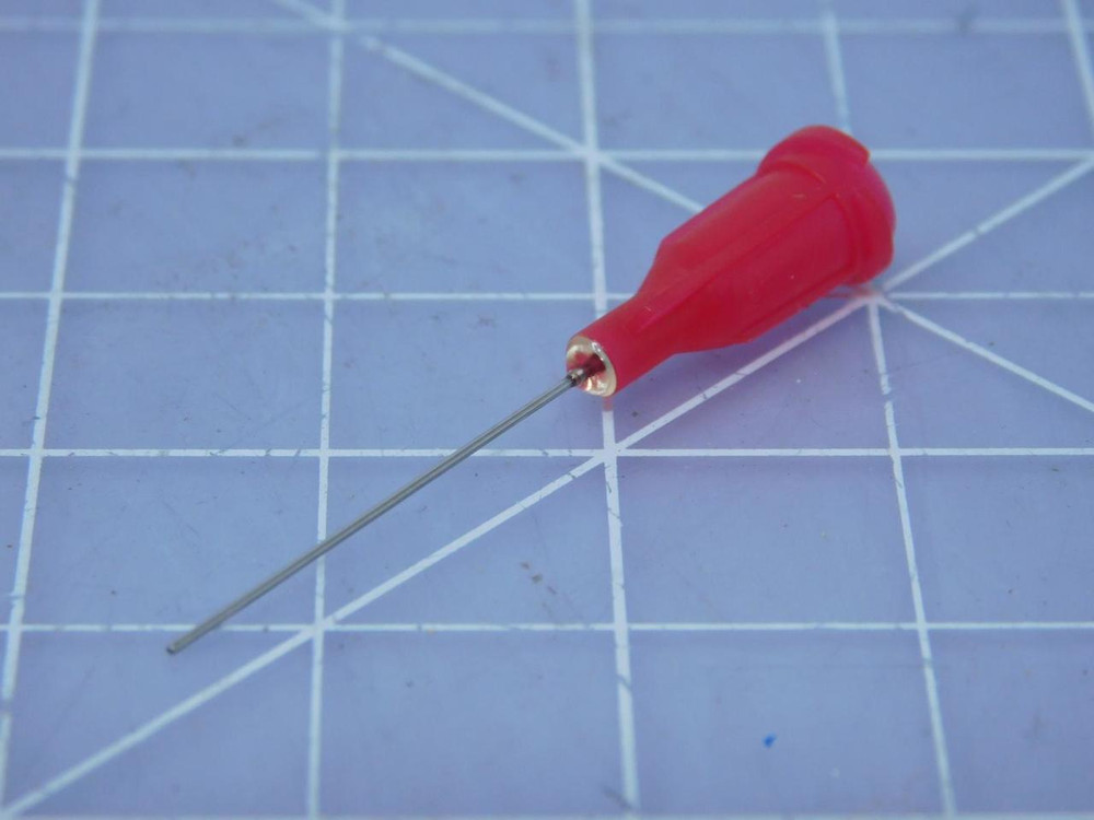 Lot of 45 EFD 5125-1-B Tip 25GA GP .010X1.0 Red T121005 For Sale