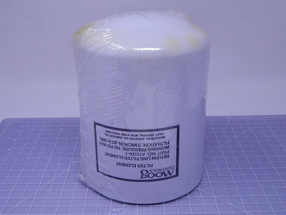 Moog Controls A72266-1 Filter Element 150 PSI Max 3 Micron T120794 For Sale