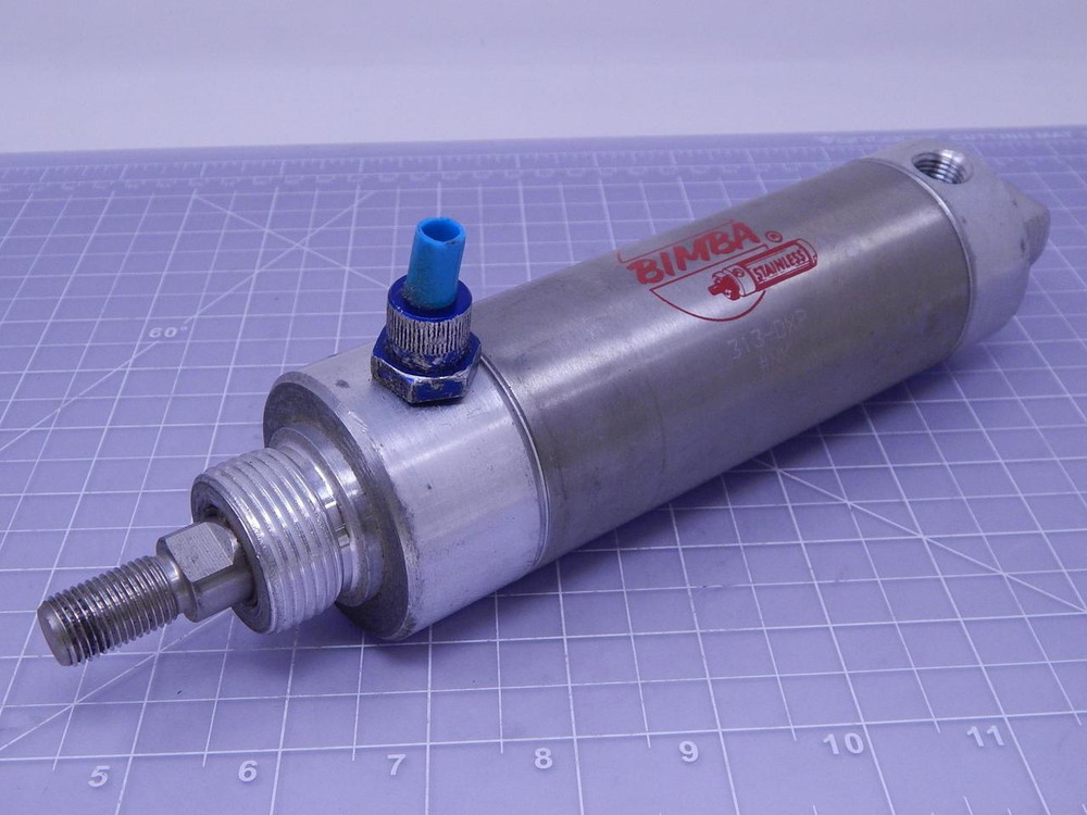 BIMBA 313-DXP Pneumatic Cylinder 3" Stroke 2" Bore T121564 For Sale