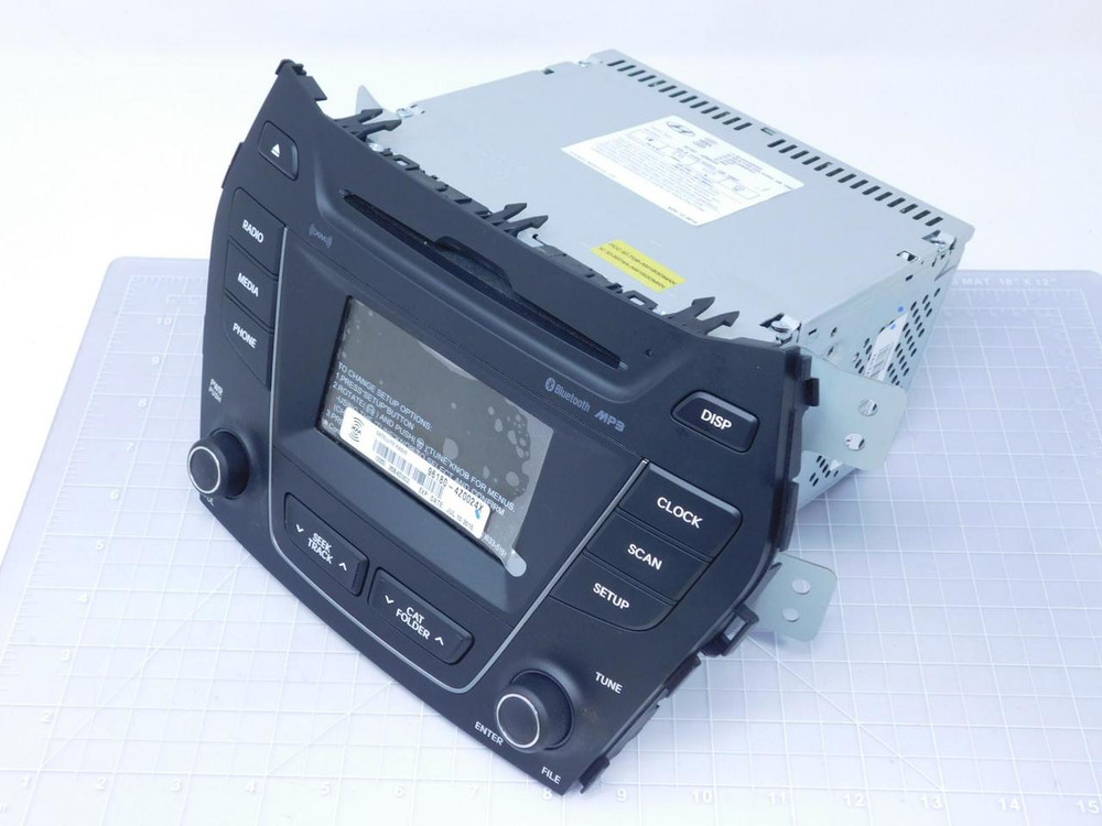 Hyundai 96180-4Z0024x Santa Fe CD Single Disc MP3 Satellite Radio OEM 2015-2018` T123028 For Sale