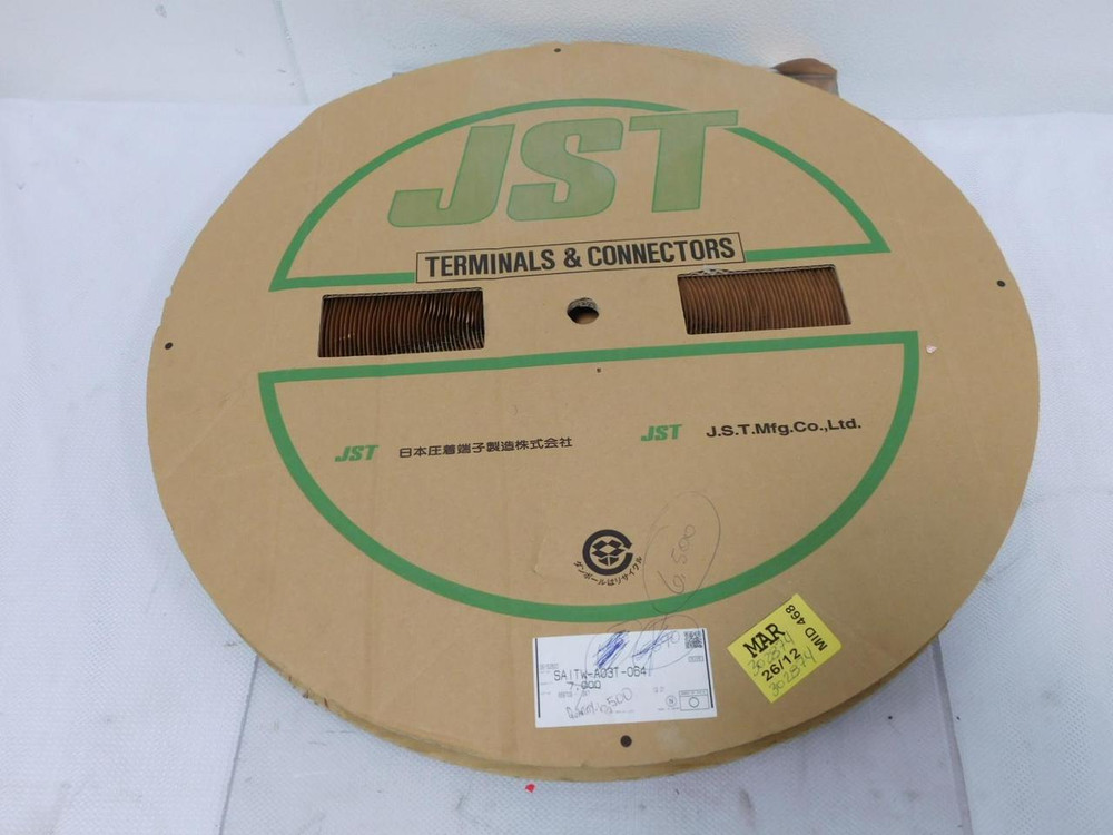 Lot of 6500 JST SAITW-A03T-064 Automotive Connectors T123217 For Sale