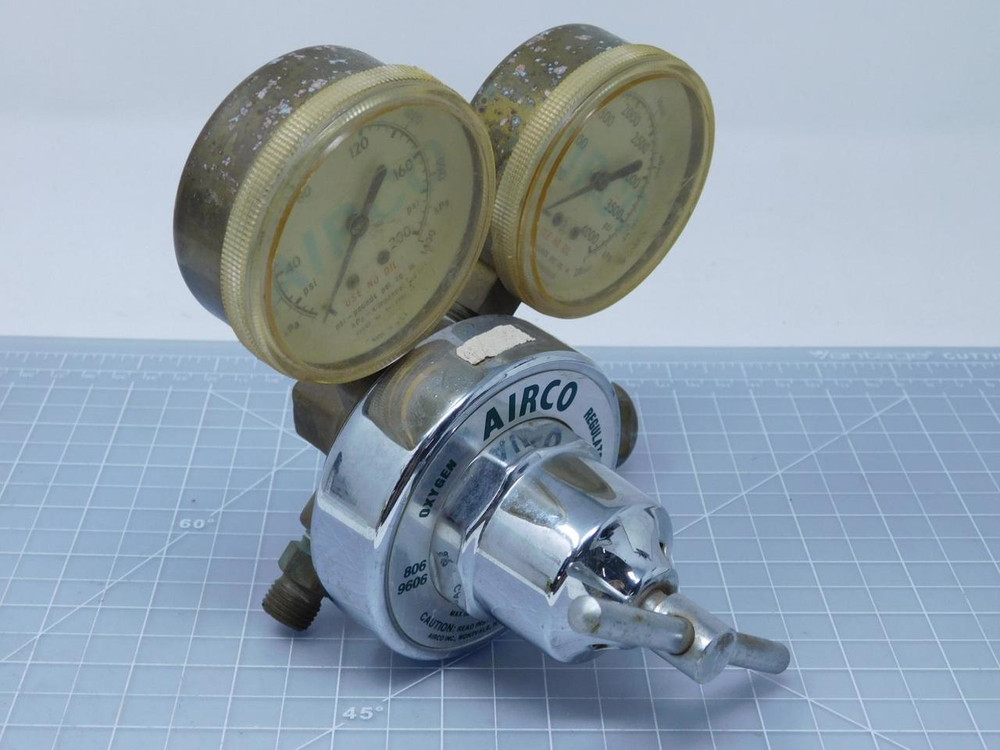 AIRCO Oxygen Regulator heavy Duty 3000 Max T126154 For Sale