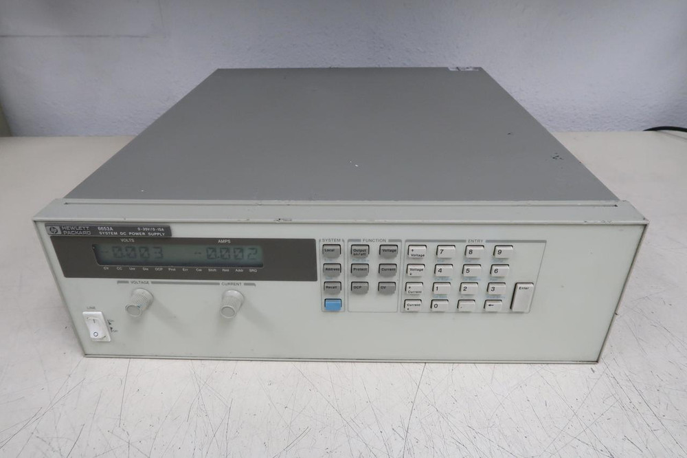 HP 6653A System DC Power Supply Out: 0-35 V / 0-15 A T126376 For Sale